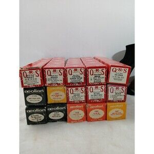 ​Vintage QRS & Aeolian Player Piano Rolls Collection